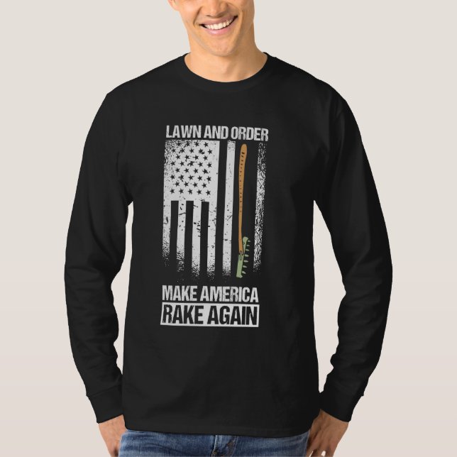 T-shirt Pelouse Et Jardin De Commande Pour Gardener (Devant)