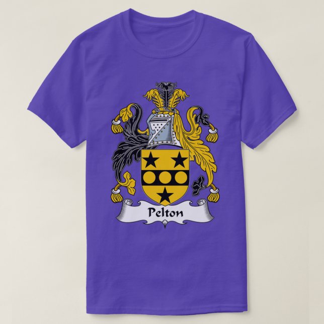 T-shirt Pelton Armoiries de la famille Crest (Design devant)