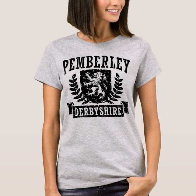 T-shirt Pemberley Derbyshire (Devant)