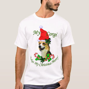 T-shirt Pembroke Welsh Corgi Cadeaux de Noël