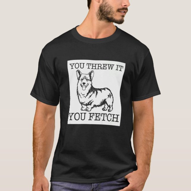 T-shirt Pembroke Welsh Corgi chien (Devant)
