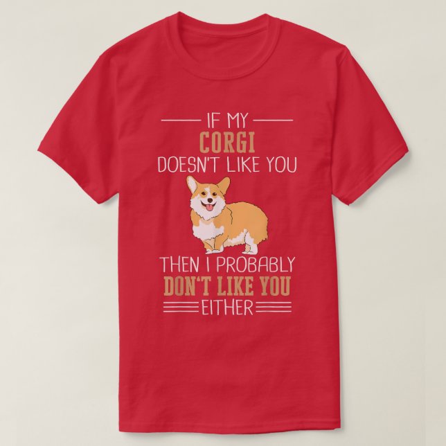 T-shirt Pembroke Welsh Corgi Chien304 (Design devant)