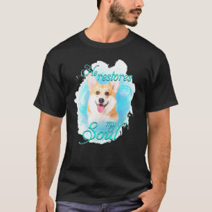 T-shirt Pembroke Welsh Corgi Chien Restaure Mon Âme