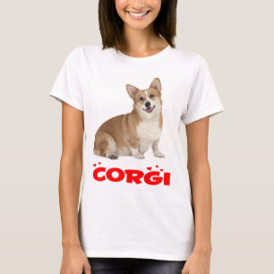 T-shirt Pembroke Welsh Corgi Dames d'amour rousses