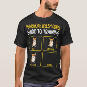 T-shirt Pembroke Welsh Corgi Guide D'Entraînement Chien