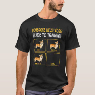 T-shirt Pembroke Welsh Corgi Guide D'Entraînement Chien O