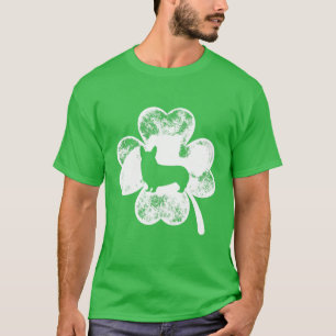 T-shirt Pembroke Welsh Corgi Jour de la Saint Patrick Homm