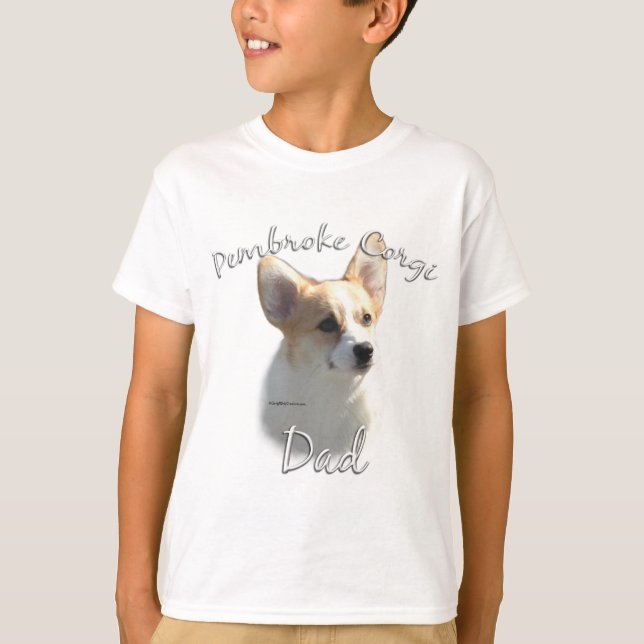 T-shirt Pembroke Welsh Corgi Papa 2 (Devant)