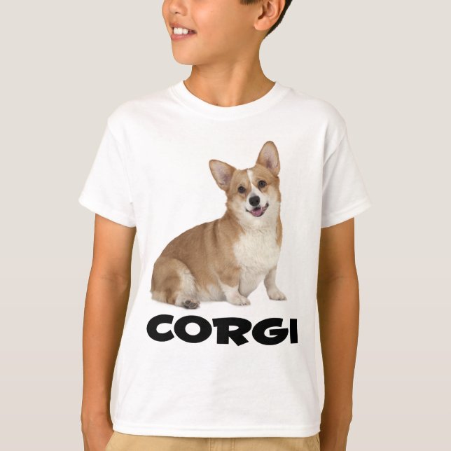 T-shirt Pembroke Welsh Corgi Puppy Doys (Devant)