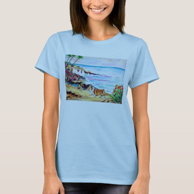 T-shirt Pembroke Welsh Corgi T shirt (Devant)