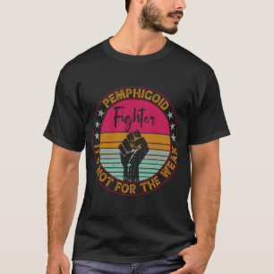 T-shirt Pemphigoïde Sensibilisation Retro Fighter Warriter