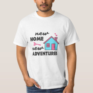 T-shirt Pendaison de crémaillère Nouvelle Maison Nouvelles