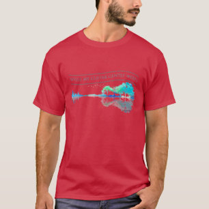 T-shirt Pendant que ma guitare pleure doucement Nature de