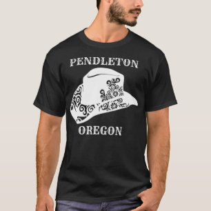 T-shirt Pendleton Oregon Round Up Rodeo Days Cowboy Casque