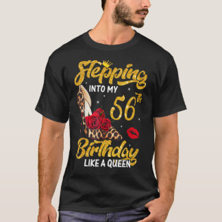 T-shirt Pénétrer dans le 57e anniversaire comme un léopard