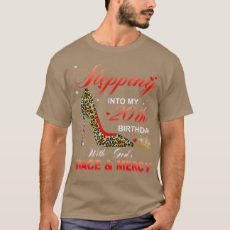 T-shirt Pénétrer Dans Mon 20E Anniversaire Avec Dieu Grâce