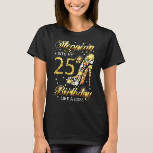 T-shirt Pénétrer Dans Mon 25e Anniversaire Comme Un Annive