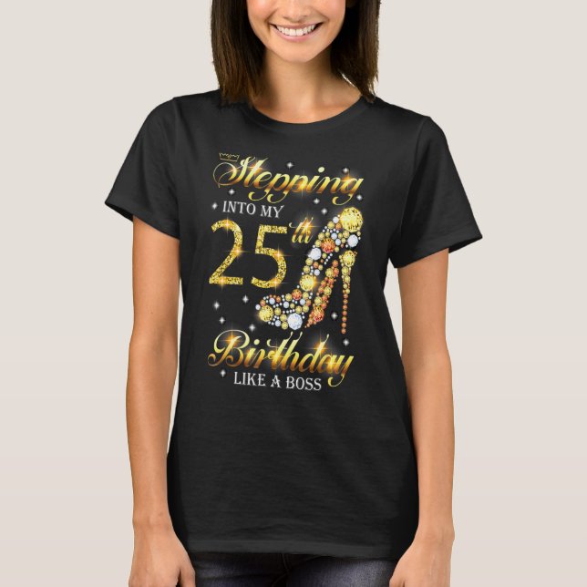 T-shirt Pénétrer Dans Mon 25e Anniversaire Comme Un Annive (Devant)
