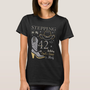 T-shirt Pénétrer dans mon 42e anniversaire avec la grâce d