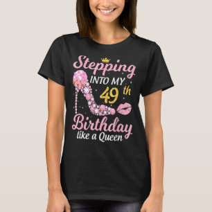 T-shirt Pénétrer Dans Mon 49e Anniversaire Comme Un Annive