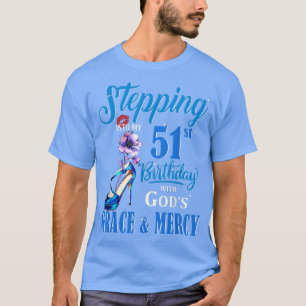 T-shirt Pénétrer dans mon 51e anniversaire avec la grâce d
