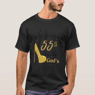 T-shirt Pénétrer dans mon 55e anniversaire avec les grâces
