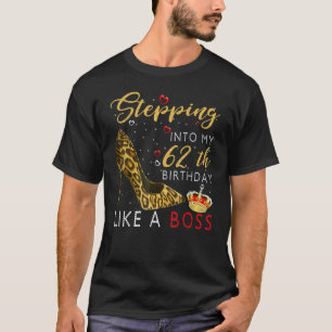 T-shirt Pénétrer Dans Mon 62e Anniversaire Comme Un Patron