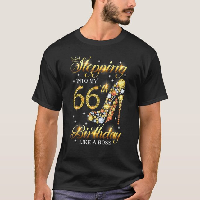 T-shirt Pénétrer Dans Mon 66e anniversaire Comme Un Annive (Devant)