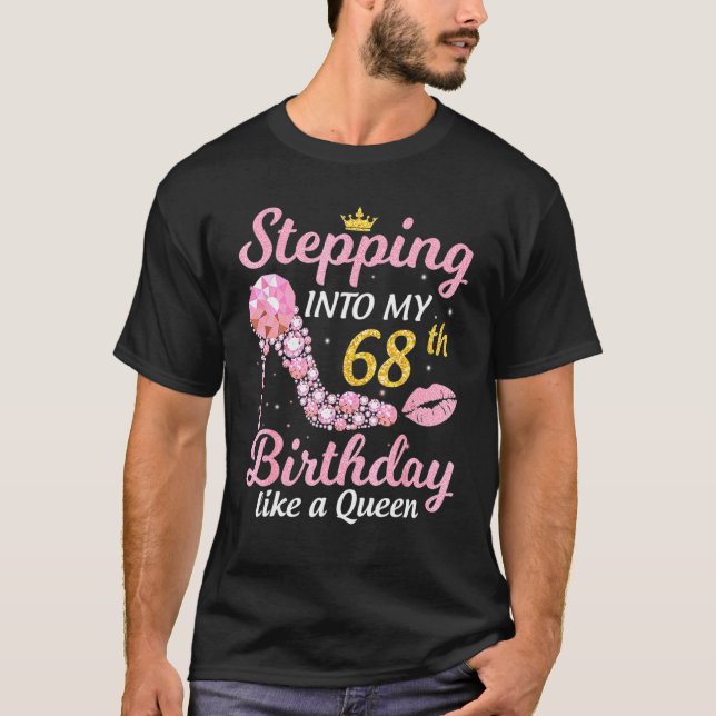 T-shirt Pénétrer Dans Mon 68E Anniversaire Comme Un Annive (Devant)