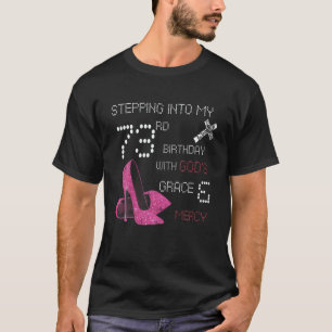 T-shirt Pénétrer Dans Mon 73E Anniversaire Avec Dieux Grac