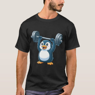 T-shirt Penguin barbell entraînement musculation salle de 