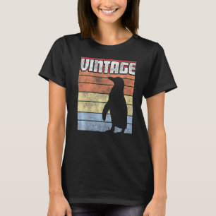 T-shirt Penguin Bird Retro Style Vintage les années 70 80s
