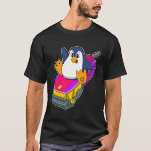 T-shirt Penguin comme coiffeur avec Razor