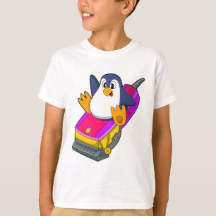 T-shirt Penguin comme coiffeur avec Razor