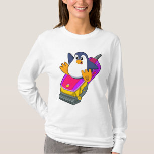 T-shirt Penguin comme coiffeur avec Razor