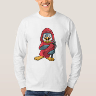 T-shirt Penguin comme pompier avec extincteur