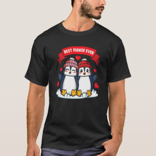 T-shirt Penguin Couple Zookeeper Girami Antarctica Coupe