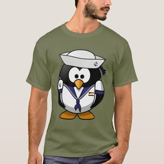 T-shirt Penguin de mer avec Gay ours Motifs de fierté - Ch (Devant)