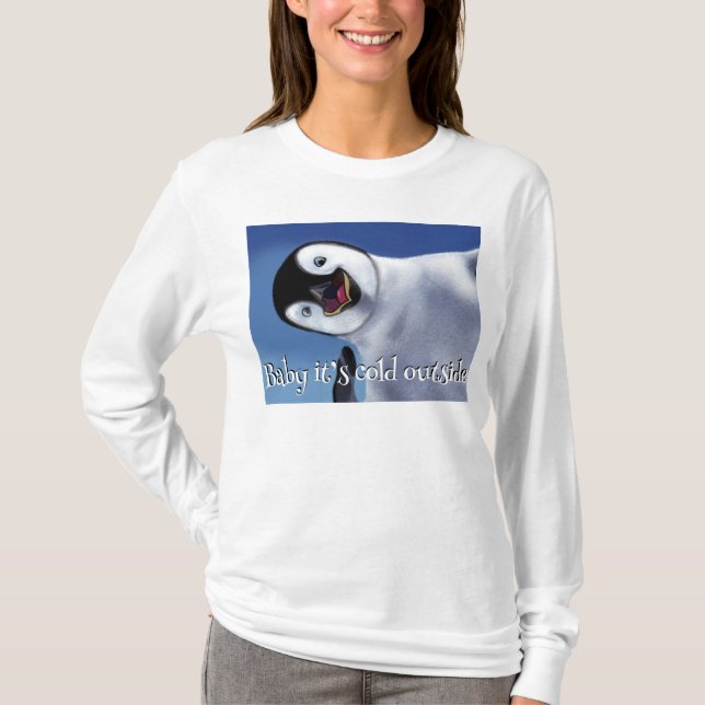T-shirt Penguin d'hiver (Devant)