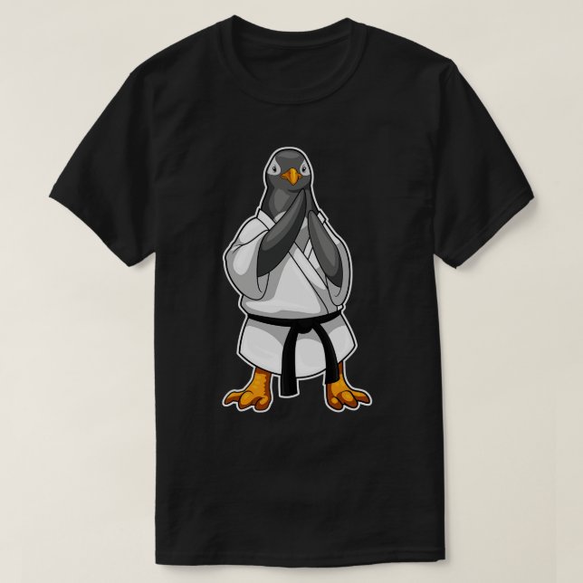T-shirt Penguin Karate Arts martiaux (Design devant)