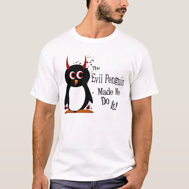 T-shirt Penguin™ mauvais m'a incité à le faire (Devant)