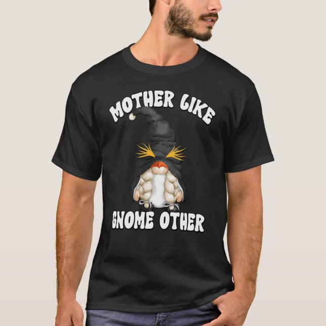 T-shirt Penguin Mom Life Gnome Graphic For Women Mothers D (Devant)