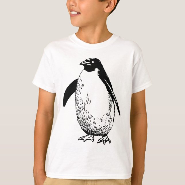 T-shirt Penguin pattern (Devant)