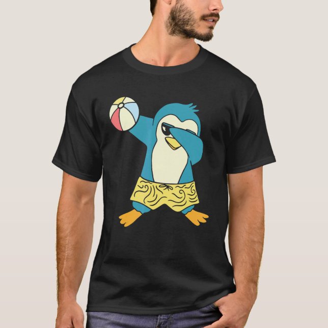 T-shirt Penguin   Pool Party Inflatable Sphere Water Ball (Devant)