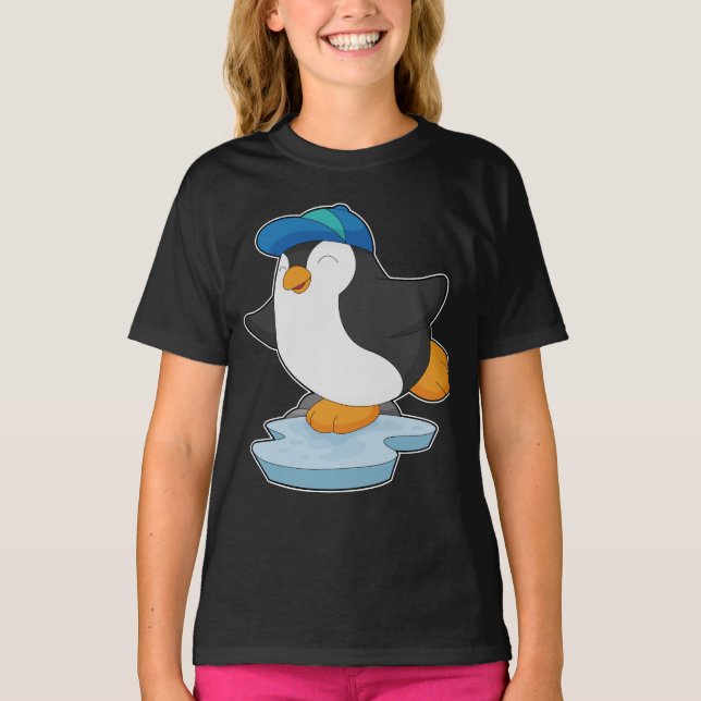 T-shirt Penguin Pupil Casquette School (Devant)