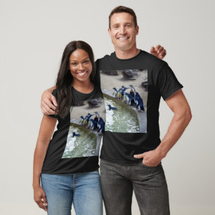T-shirt Penguin Relay : équipe de natation de la colonie d