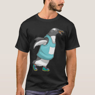T-shirt Penguin Runner Running Sports girl