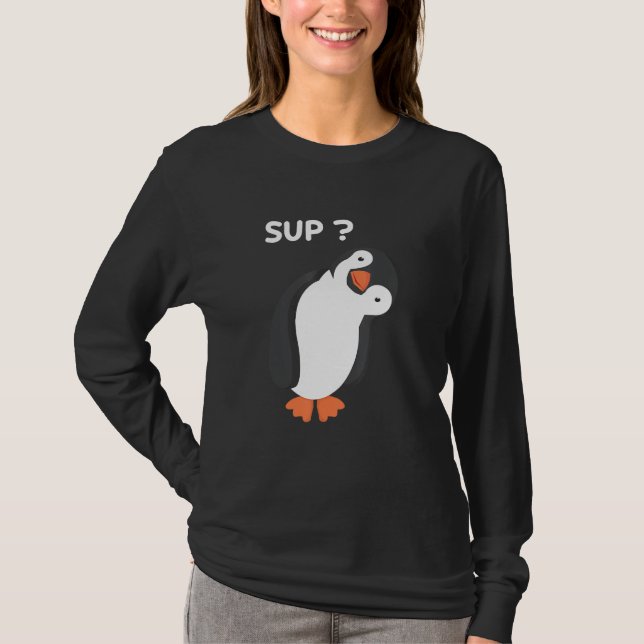T-shirt penguin saying zookeeper animal love penguin (Devant)