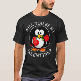 T-shirt Penguin Serez-Vous Mon Petit Animal Valentin