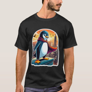T-SHIRT PENGUIN SUPERHERO 6